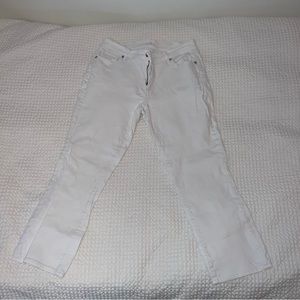 Loft white jeans